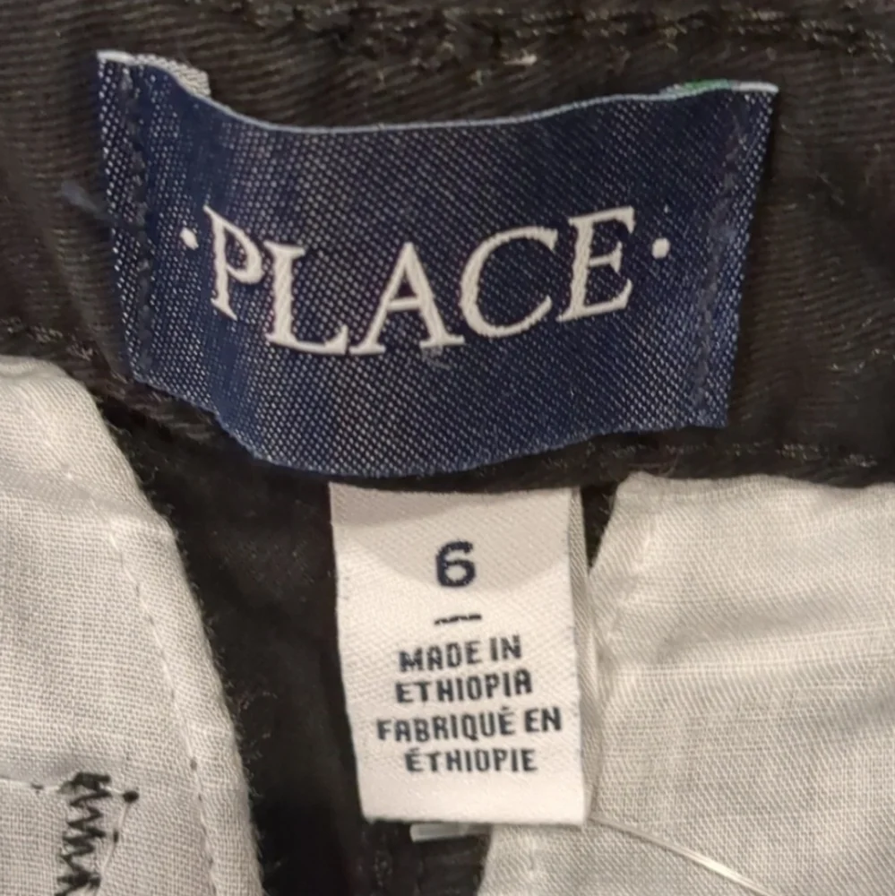 The Children's Place Black Adjustable Waist Jeans size 6